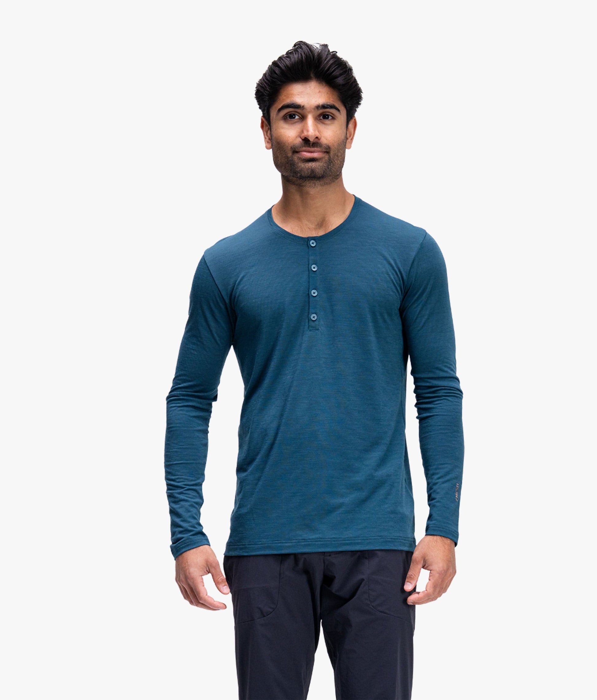 7mesh Men Deep Sea / XS Men's Desperado Merino Long Sleeve Henley