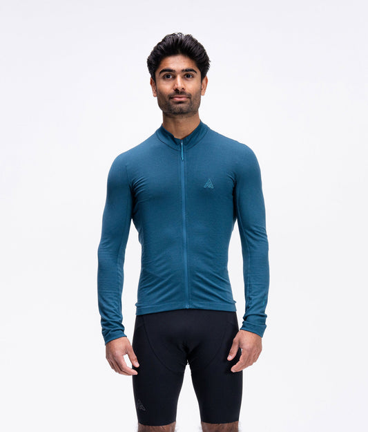 7mesh Men Deep Sea / XS / VN Men's Ashlu Merino Long Sleeve Jersey