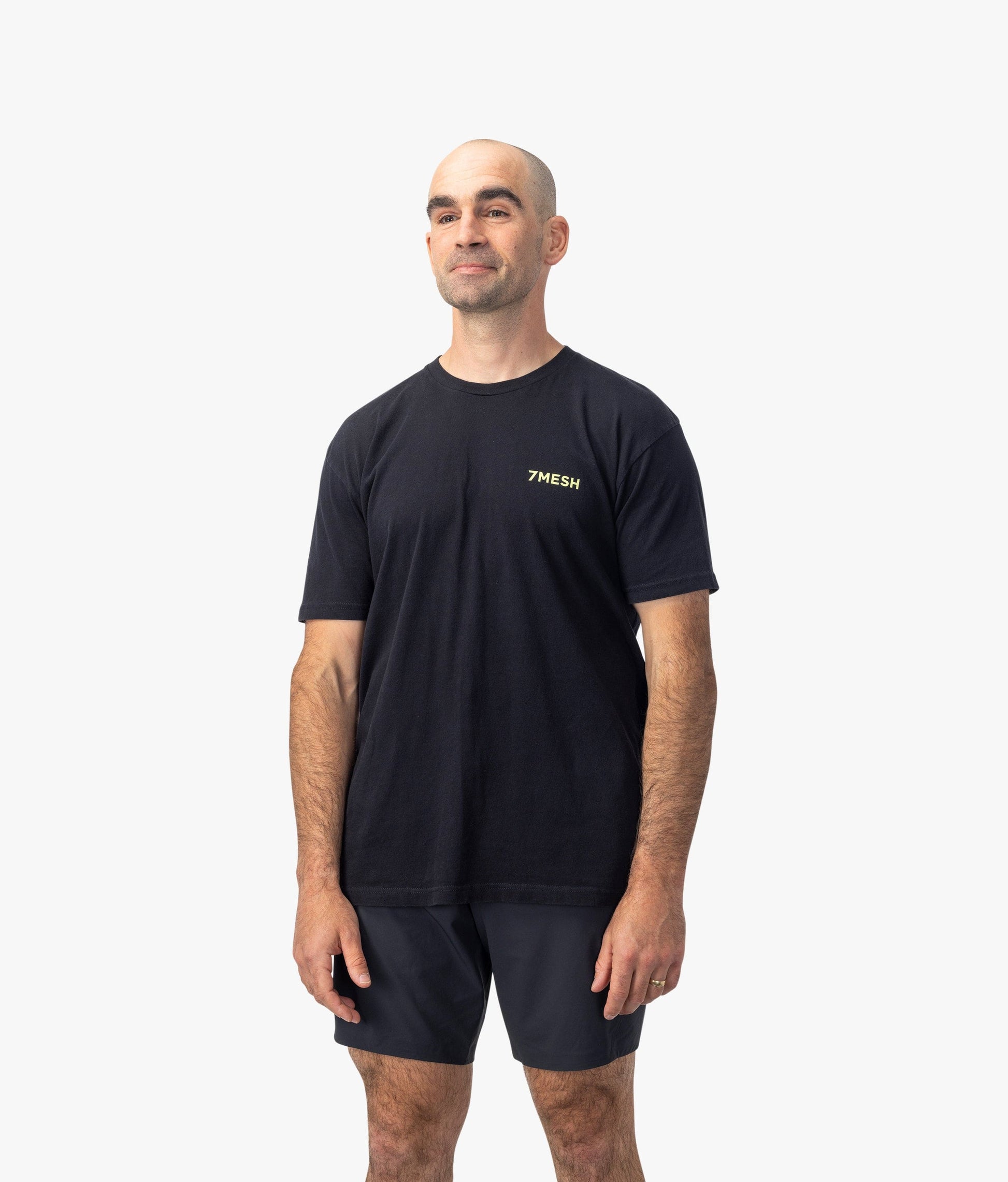 7mesh Unisex Vintage Black/Lime Sorbet / XS Podium Tee Unisex